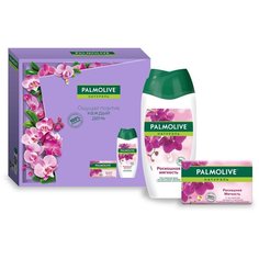 Подарочный набор PALMOLIVE Натурэль Роскошная мягкость (гель для душа 250мл и туалетное мыло 90г)