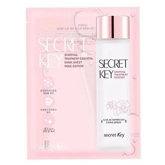 Маска для лица антивозрастная Starting Treatment Essential Mask Sheet Rose Edition Secret Key