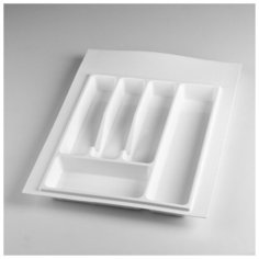 Лоток для столовых приборов 400 мм белый 4977861 Сима ленд