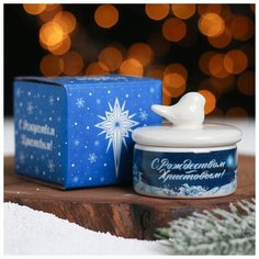 Шкатулка «Рождественская ночь», 5,7 х 5 см 4476265 Сима ленд