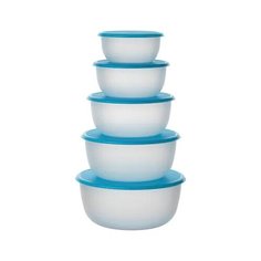 REDA реда Набор контейнеров, 5 шт., круглой формы голубой Ikea