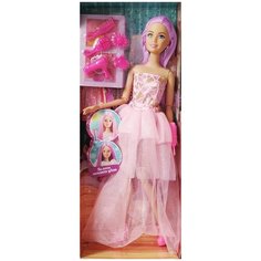 Карапуз Кукла- модница модельная софия 29 см волосы меняют цвет, руки и ноги сгибаются, фен, расчёски