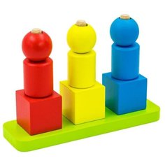 Пирамидка-счеты 9 деталей Alatoys