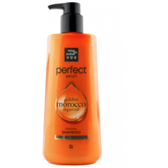 Шампунь для поврежденных волос Mise En Scene питательный с аргановым маслом - Perfect Serum Shampoo Golden Morocco Argan Oil, 680 мл