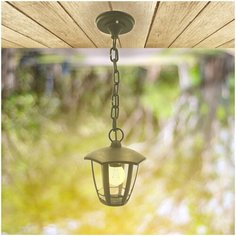 Подвесной садово-парковый светильник Apeyron Марсель 1 11-173. Садово-парковое освещение в виде подвесного, серого, шестигранного фонаря. Декоративное уличное освещение. Рассеиватель из прозрачного стекла, E27, 60Вт, IP44