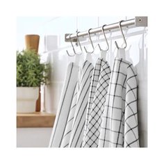 RINNIG ринниг Полотенце кухонное, белый/темно-серый/с рисунком45x60 см 4шт Ikea