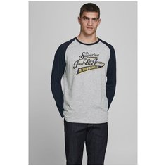 Лонгслив Jack & Jones 12172365 размер 48/M, черный