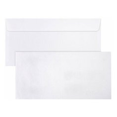 Конверты Е65 (110х220 мм), отрывная лента, внутренняя запечатка, комплект 100 шт., BRAUBERG, 112193, DLНКРс(BRAUBERG