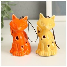 Сувенир керамика свет "Лисичка" микс 9х5. 5х4. 5 см 5240711 Зимнее волшебство