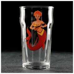 Бокал для пива 570 мл "Русалкочка" 7010515 Доляна
