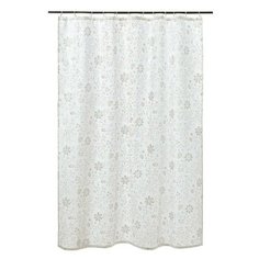 TYCKELN тюккельн Штора для ванной, белый/темно- бежевый180x200 см Ikea