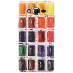 Силиконовый чехол на Samsung Galaxy J2 Prime / Самсунг Джей 2 Прайм с принтом "Палитра красок" Gosso