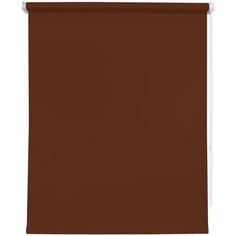 Рулонная штора Уют 7557 Плайн (темно-коричневый), 70х175 см