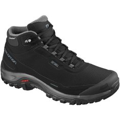 Полуботинки Salomon, размер 8 / 26, black/ebony/black