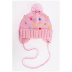 Шапка-ушанка Marhatter размер 50-52, розовый