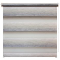 Рулонная штора с эффектом «день-ночь» Уют 8831 Ливерпуль (серо-голубой), 70х160 см