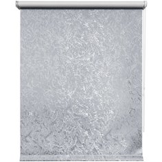 Рулонная штора Blackout Уют 8095 Фрост (серый), 60х175 см