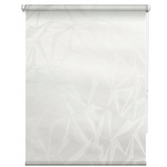 Рулонная штора Уют 8506 Грани (белый), 80х175 см