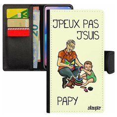 Чехол- книжка на смартфон iPhone 7, "Не могу - стал дедом!" Семья Дедуля Utaupia