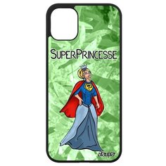 Стильный чехол на смартфон // Apple iPhone 11 // "Суперпринцесса" Комичный Веселый, Utaupia, светло- зеленый