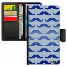 Чехол книжка на смартфон iPhone 7, "Усы" Мистер Имидж Utaupia