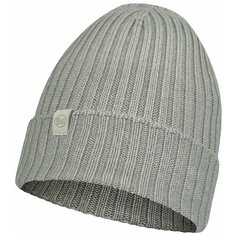 Шапка Buff Hat Wool Knitted Norval размер One size, light grey