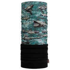 Шарф-труба Buff National Geographic Polar Same Sea размер One size, черный/голубой