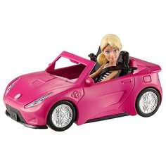 Кукла Барби с розовым автомобилем, оригинальная с аксессуарами, мини - подарок Barbie Mattel