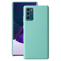 Чехол Liquid Silicone Case для Samsung Galaxy Note 20, мятный, Deppa 87735