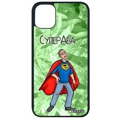 Красивый чехол на смартфон // iPhone 11 Pro Max // "Супердед" Комикс Юмор, Utaupia, светло- зеленый