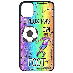 Стильный чехол на смартфон // Apple iPhone 11 Pro Max // "Не могу - у меня футбол!" Надпись Комикс, Utaupia, цветной