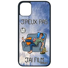 Красивый чехол на смартфон // Apple iPhone 11 Pro Max // "Не могу - у меня фильм!" Крутой Комикс, Utaupia, голубой