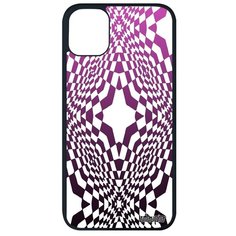 Модный чехол на смартфон // Apple iPhone 11 Pro Max // "Иллюзия звезда" Дизайн Фон, Utaupia, розовый