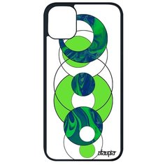 Защитный чехол на смартфон // Apple iPhone 11 Pro Max // "Круги" Сфера Эффект, Utaupia, зеленый