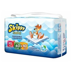 Одноразовые пеленки Skippy Simple 60x40 30 шт. 1 шт.