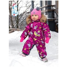 Комбинезон Nikastyle 8з0621 зимний (брусничный, размер 92)