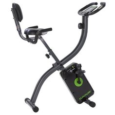 Вертикальный велотренажер Tunturi Cardio Fit B25 X-bike со спинкой, черный