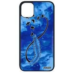 Яркий чехол на смартфон // Apple iPhone 11 Pro Max // "Бесконечность" Infinite Красота, Utaupia, голубой