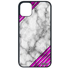 Чехол на смартфон // iPhone 11 Pro Max // "Уголок" Дизайн Узор, Utaupia, светло- серый