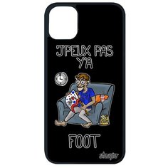 Простой чехол на смартфон // iPhone 11 Pro Max // "Не могу - смотрю футбол!" Игра Юмор, Utaupia, черный