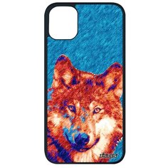Модный чехол на смартфон // Apple iPhone 11 Pro Max // "Дикий волк" Охота Зверь, Utaupia, голубой