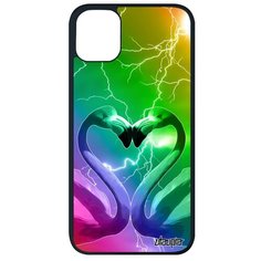 Противоударный чехол на смартфон // Apple iPhone 11 Pro Max // "Фламинго" Самец Розовый, Utaupia, цветной