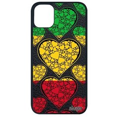 Модный чехол на смартфон // iPhone 11 Pro Max // "Флаг Мали с сердцем" Путешествие Стиль, Utaupia, цветной