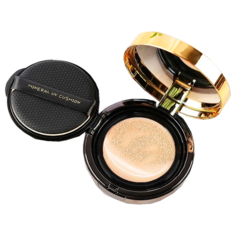 Jigott Тональное средство Mineral UV Snail Air Cushion SPF-50+ PA+++, 18 г, оттенок: натуральный
