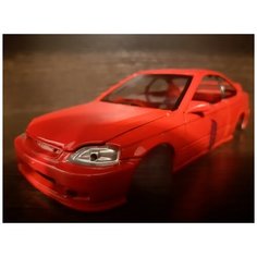 Сборная модель автомобиля Honda Civic coupe 2000 года, металл, масштаб 1:24 75120-7 Motormax