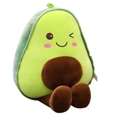 Мягкая плюшевая игрушка авокадо зеленая подушка - обнимашка 60 см. Ball Masquerade