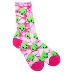Носки RIPNDIP размер one size, pink lightning wash