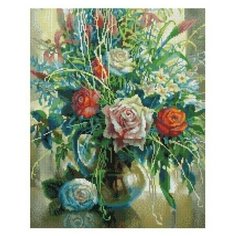 Алмазная мозаика Белоснежка 200- ST- S Натюрморт с белой розой