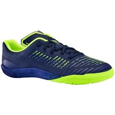 Бутсы футбольные детские (футзалки) GINKA 500 IMVISO синие, размер: 33, цвет: Синий Графит/Ночной Индиго/Лайм Х Декатлон Decathlon