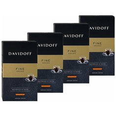 Кофе молотый Davidoff Fine Aroma, 4 пачки по 250г